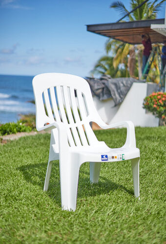 Muebles de plástico para exteriores de República Dominicana: diseño y resistencia con Sanchia